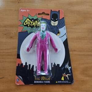 Batman Joker Action Figure Bendy Bendable Toy Smith NJ Croce NEW SEALED